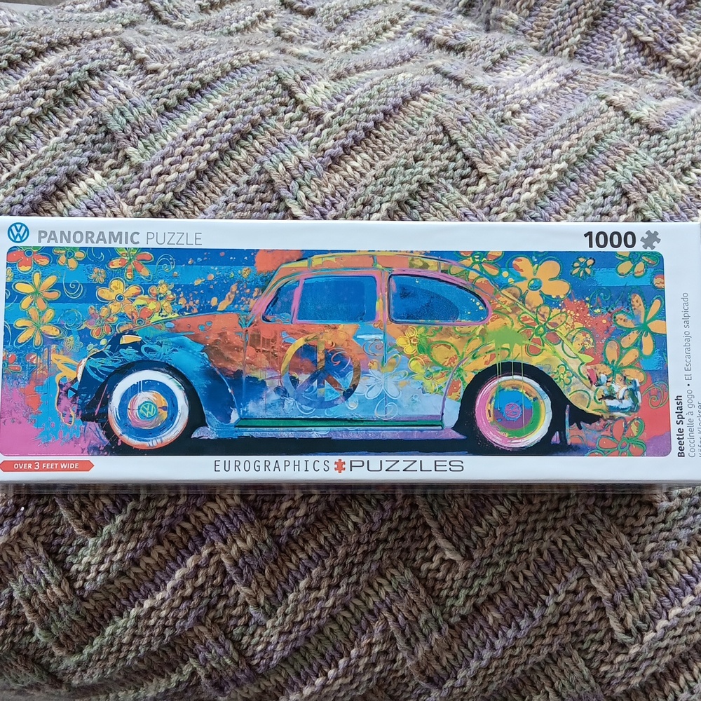 Beetle Splash, 1,000 piece Panoramic Puzzle